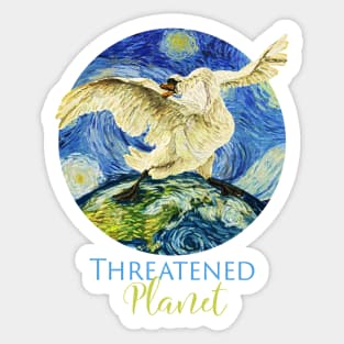 Threatened Planet Sticker